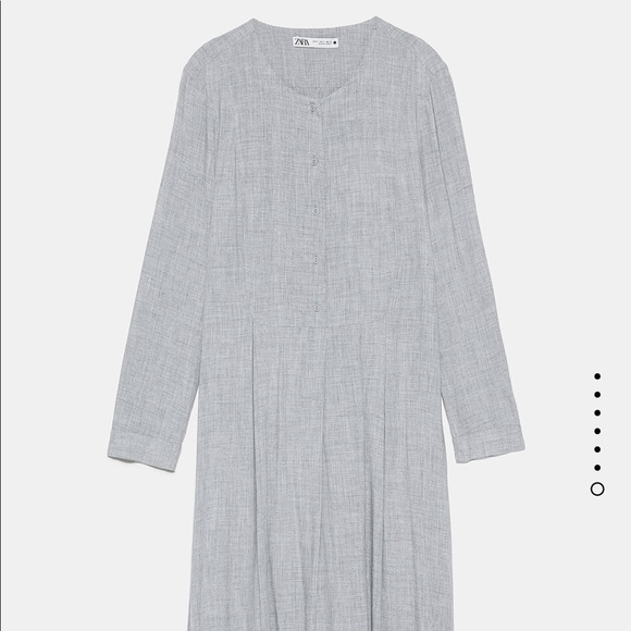 Zara oversized buttoned dress bloggers favorite - Picture 8 of 8